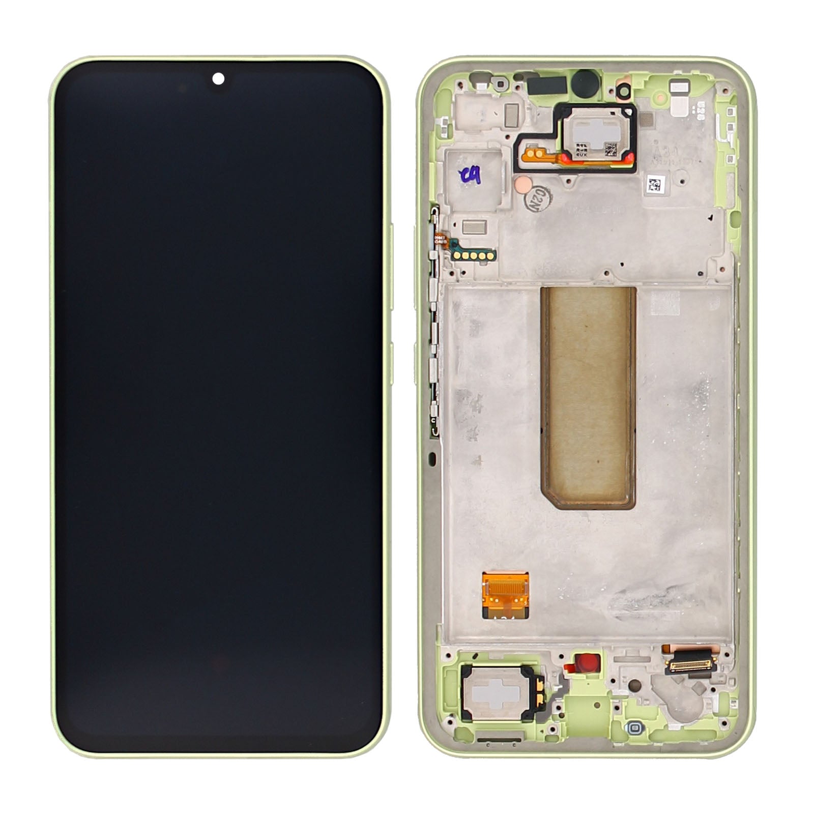 Samsung Original Service Pack Display Galaxy A34 5G A346B mit Rahmen Lime – Bild 5