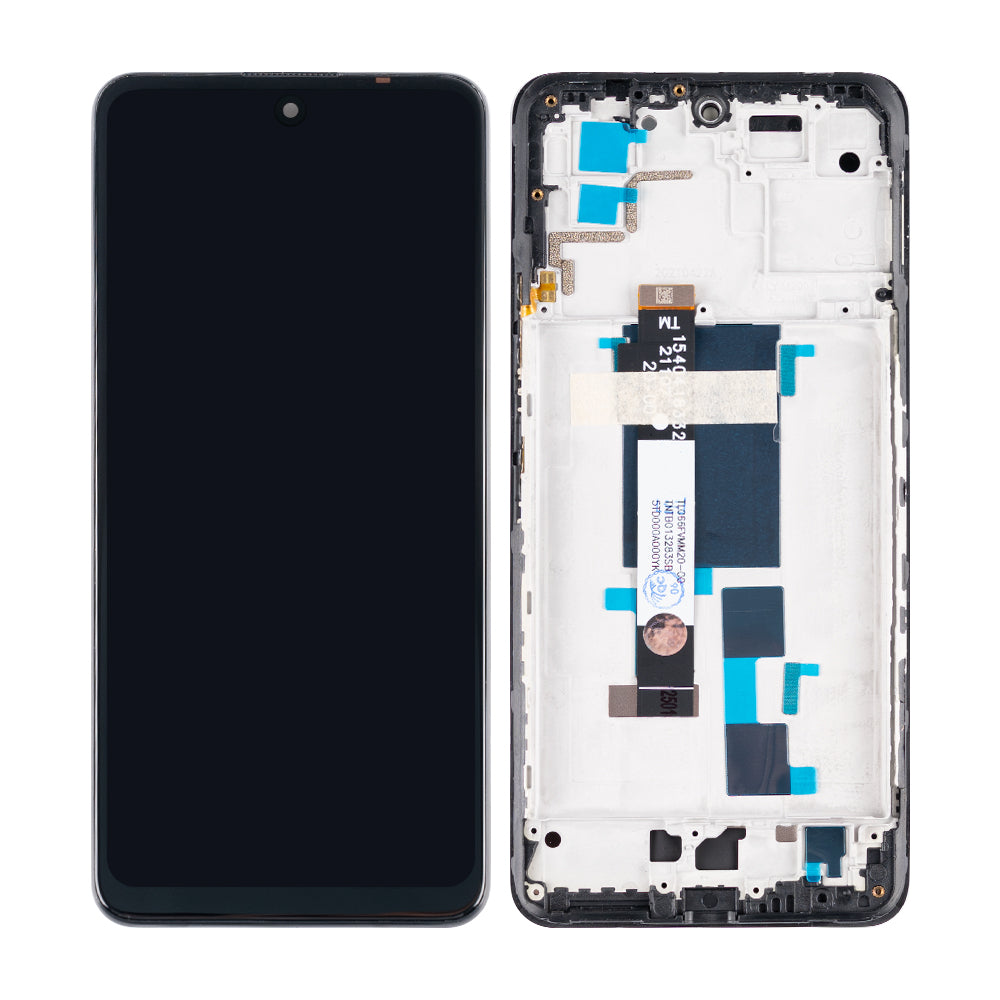 OEM Display für Xiaomi Poco X3 GT mit Rahmen Schwarz – Bild 4