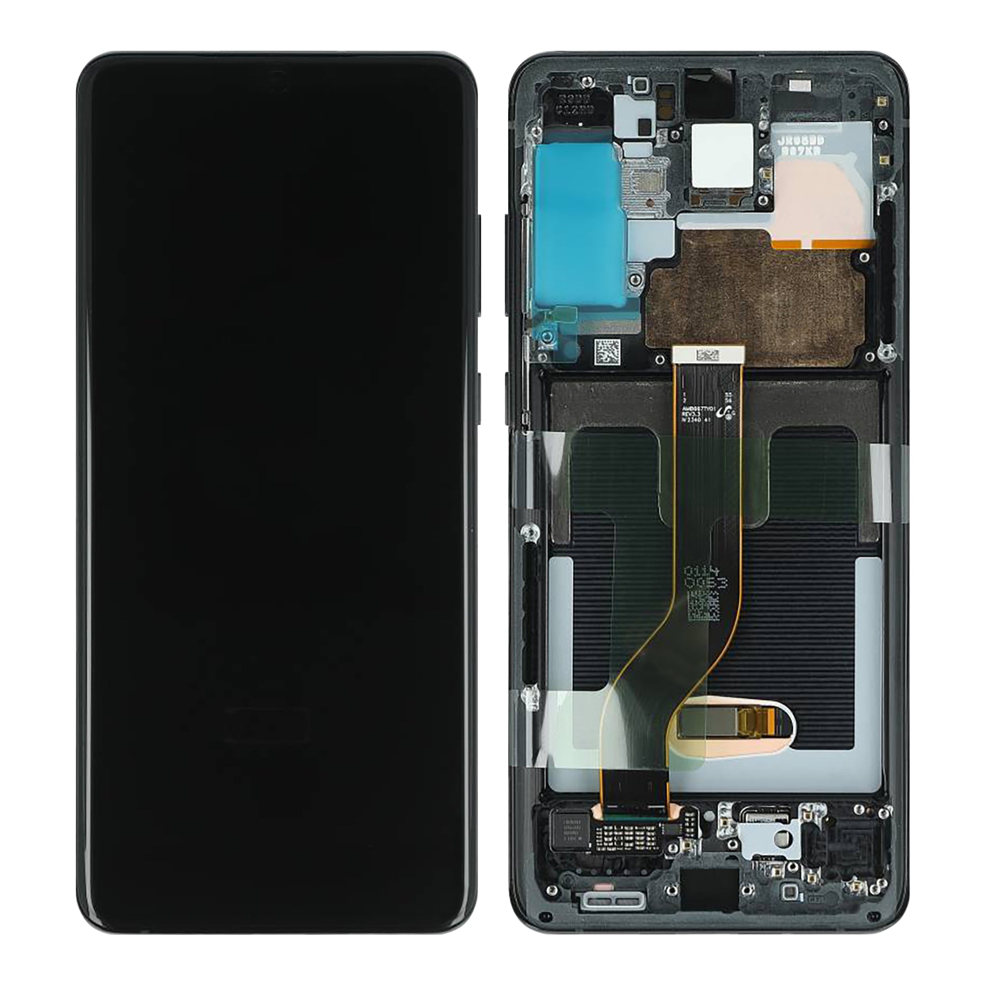 Samsung S20 Plus/S20 Plus 5G G985F/G986F Original Display Rahmen Cosmic Black – Bild 4