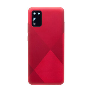 Samsung Galaxy A02s A025F Akkudeckel mit Linse Red OEM