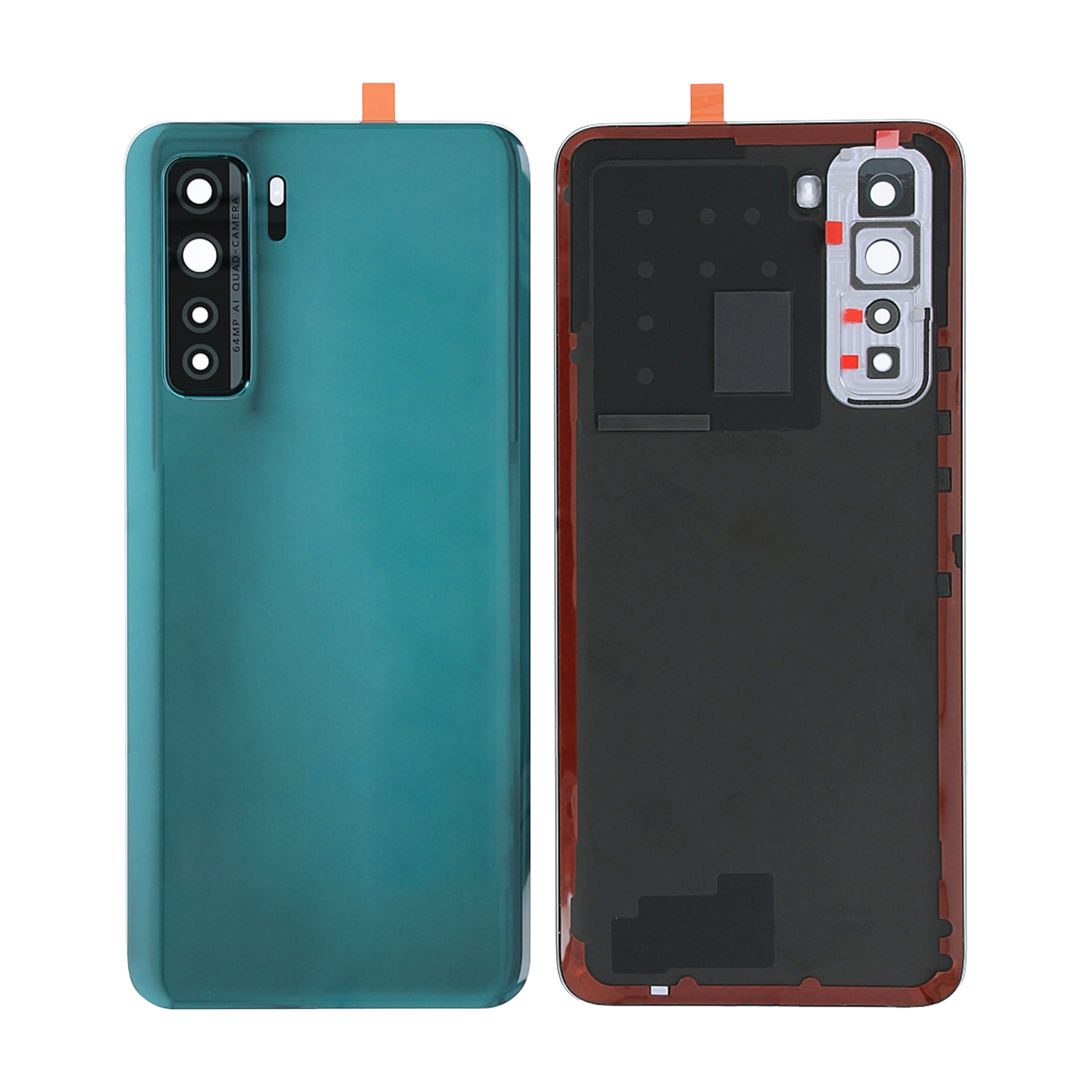 Huawei P40 Lite 5G Akkudeckel mit Linse Green OEM – Bild 3
