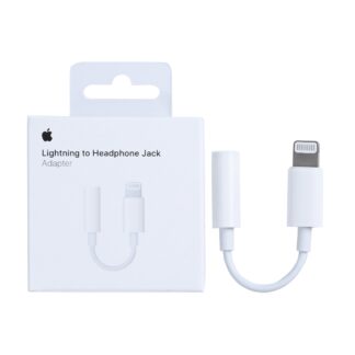 Apple Adapter MMX62ZM/A Lightning To 3.5mm Buchse Adapter 5cm White