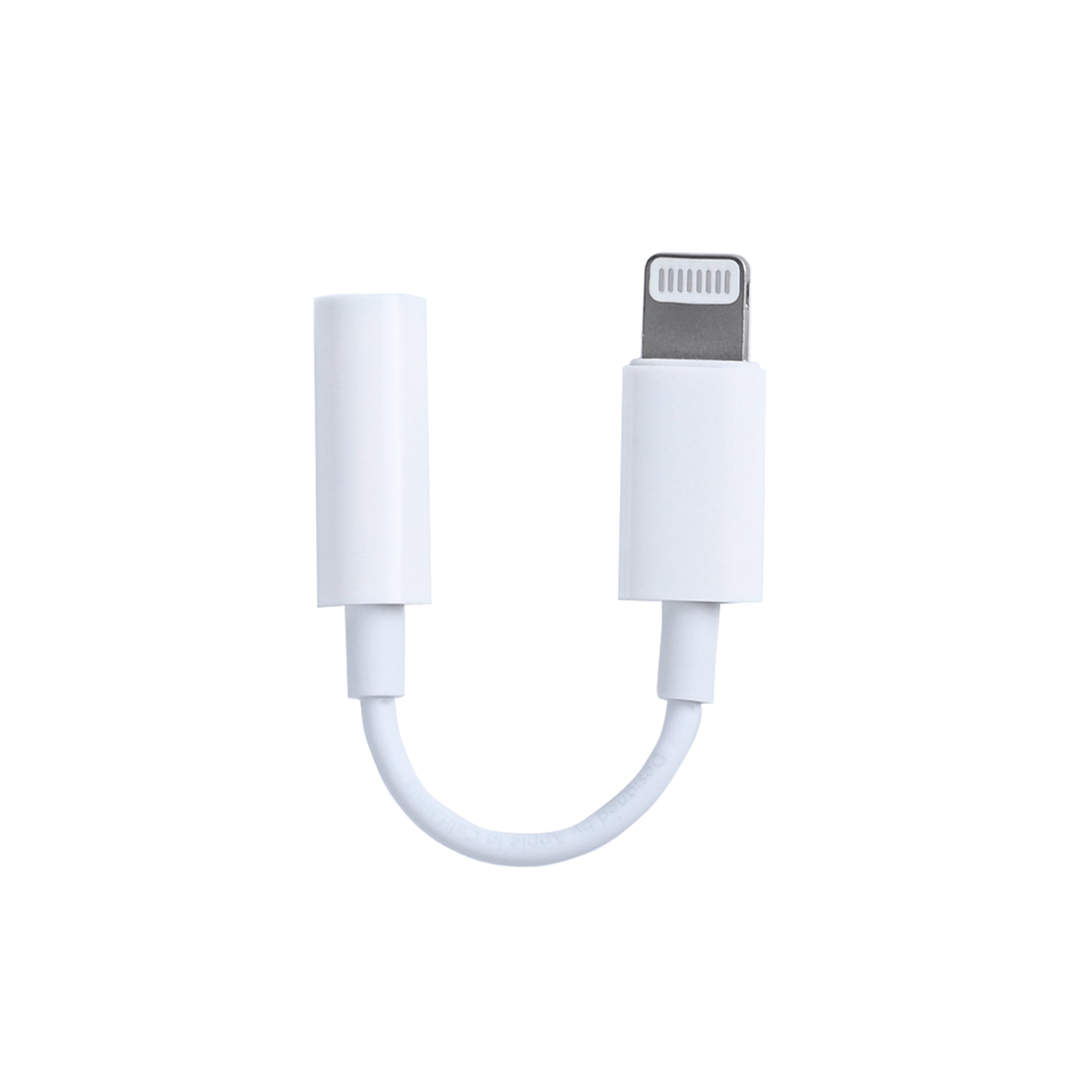 Apple Adapter MMX62ZM/A Lightning To 3.5mm Buchse Adapter 5cm White – Bild 2