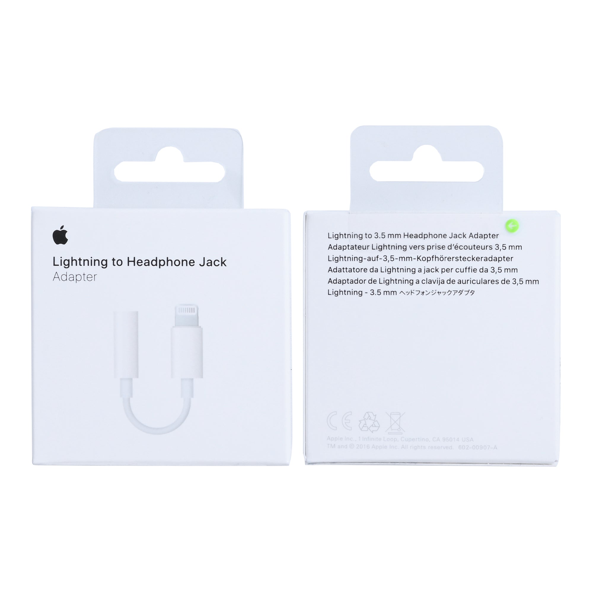 Apple Adapter MMX62ZM/A Lightning To 3.5mm Buchse Adapter 5cm White – Bild 3