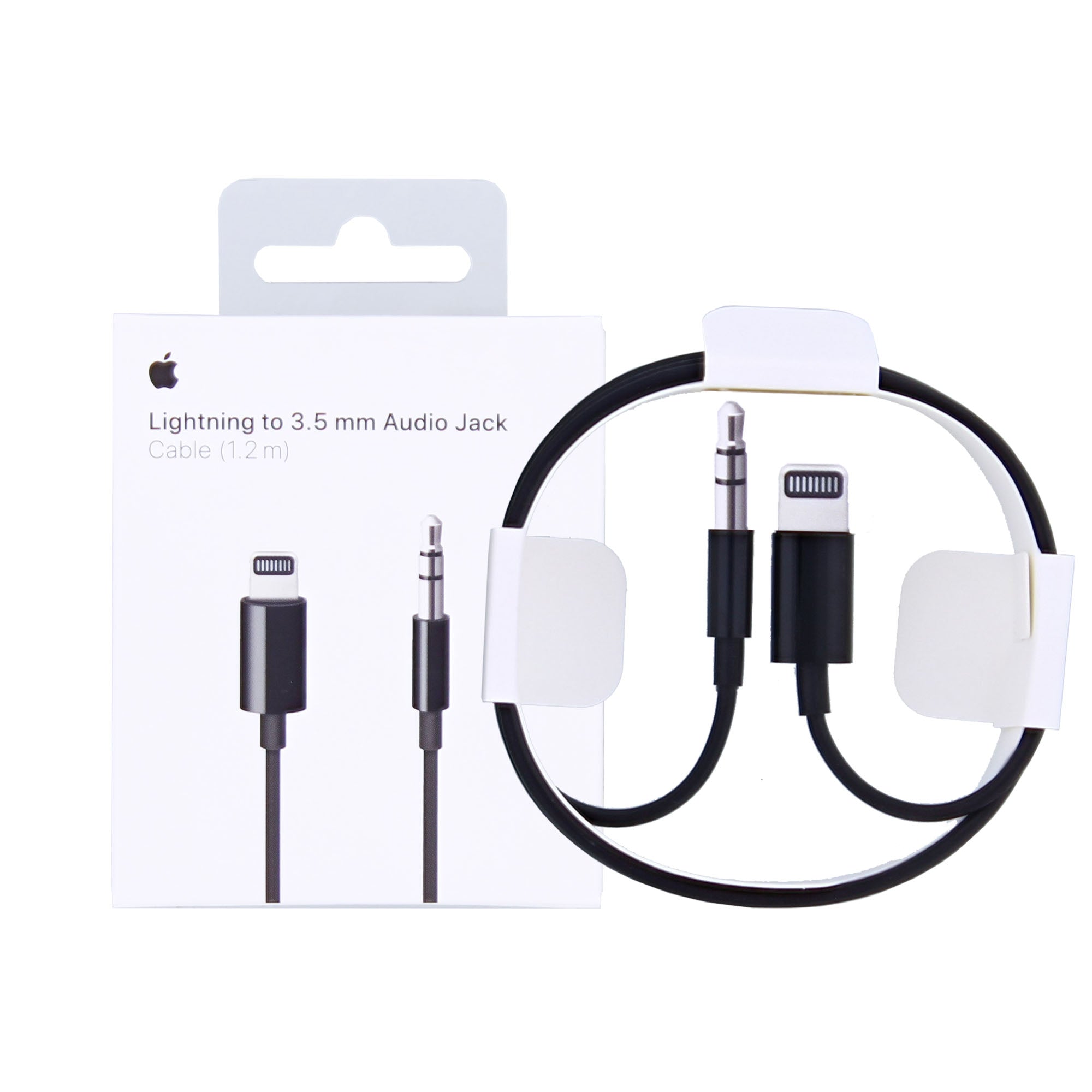 Apple MR2C2ZM/A Lightning To 3.5mm Buchse Kabel 120cm Black Original Verkaufsverpackung