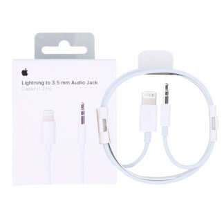 Apple MXK22ZM/A Lightning To 3.5mm Buchse Kabel 120cm White Original Verkaufsverpackung