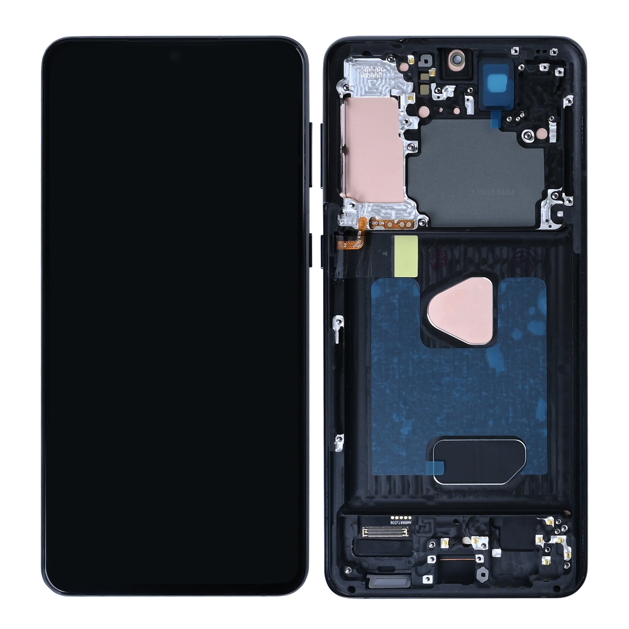 Samsung Galaxy S21 Plus 5G G996B Display und Touchscreen-Digitizer mit Rahmen Phantom Black Soft-OLED – Bild 4