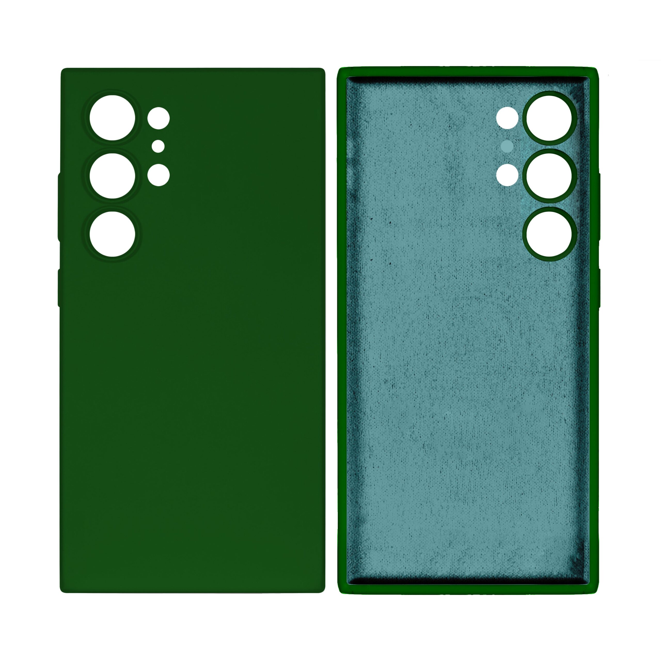 Rixus Soft TPU Handyhülle für Samsung Galaxy S24 Ultra Dark Green – Bild 3