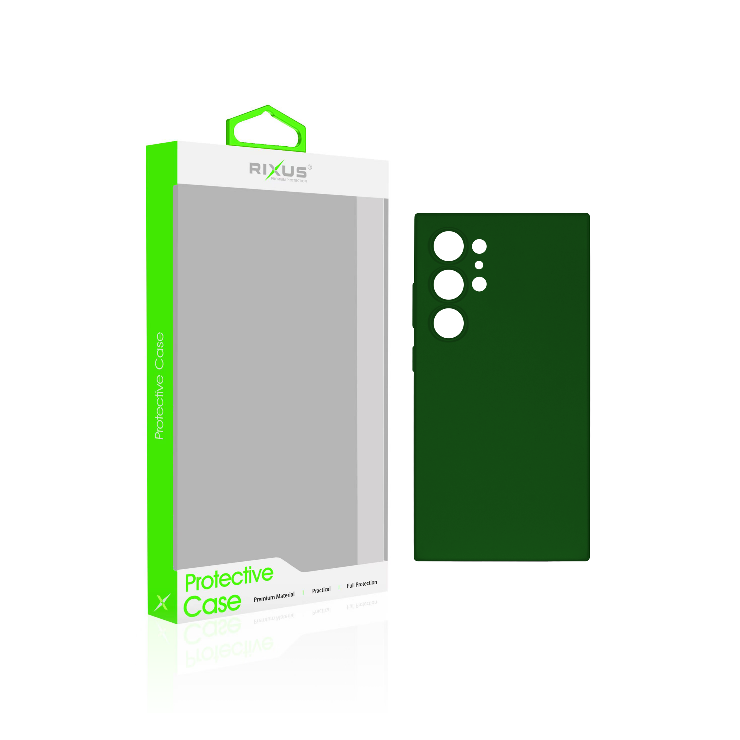 Rixus Soft TPU Handyhülle für Samsung Galaxy S24 Ultra Dark Green – Bild 5