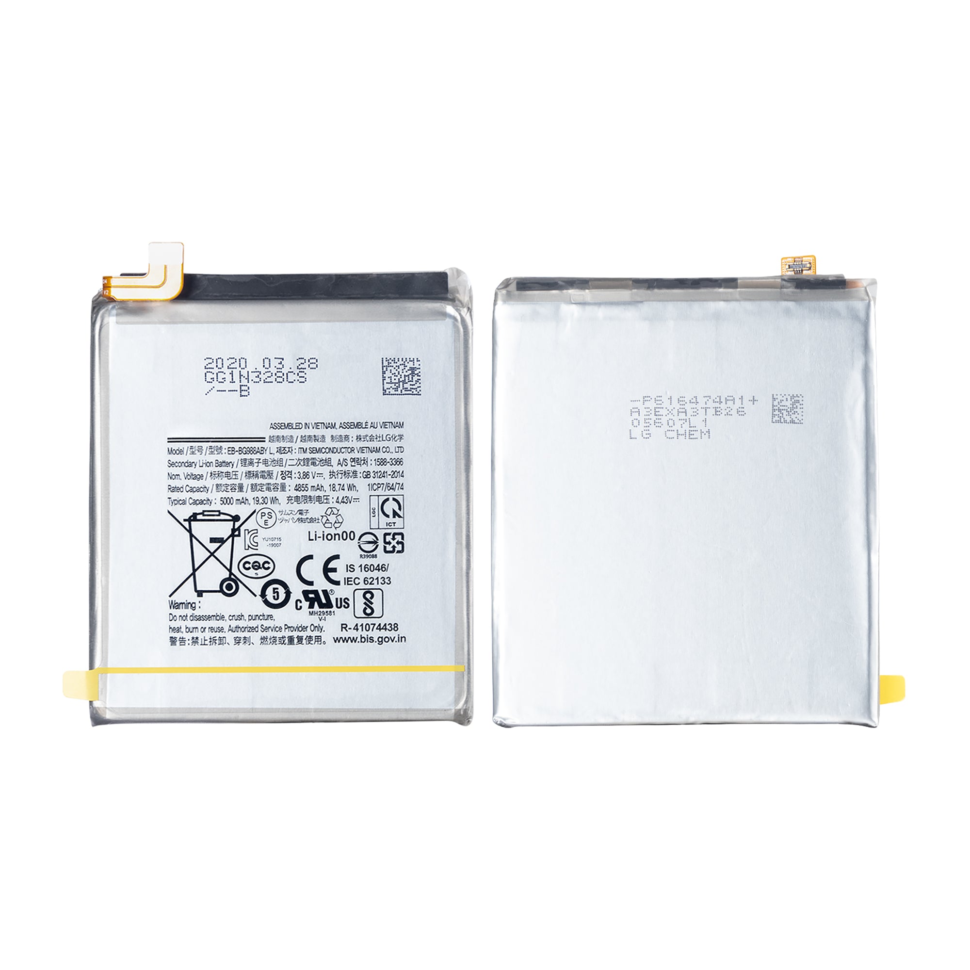 Samsung Galaxy S20 Ultra G988B Akku EB-BG988ABY OEM – Bild 3