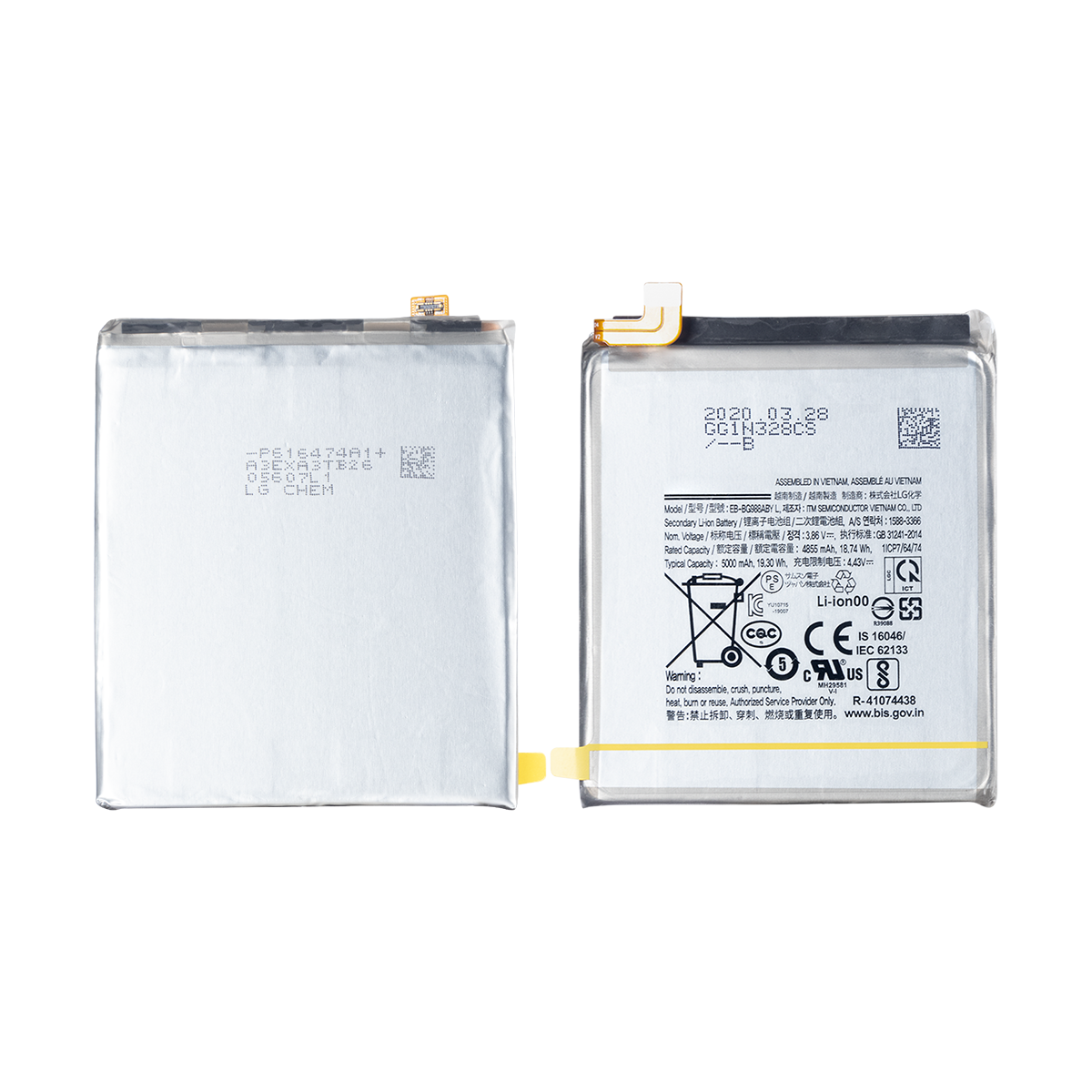 Samsung Galaxy S20 Ultra G988B Akku EB-BG988ABY OEM – Bild 6