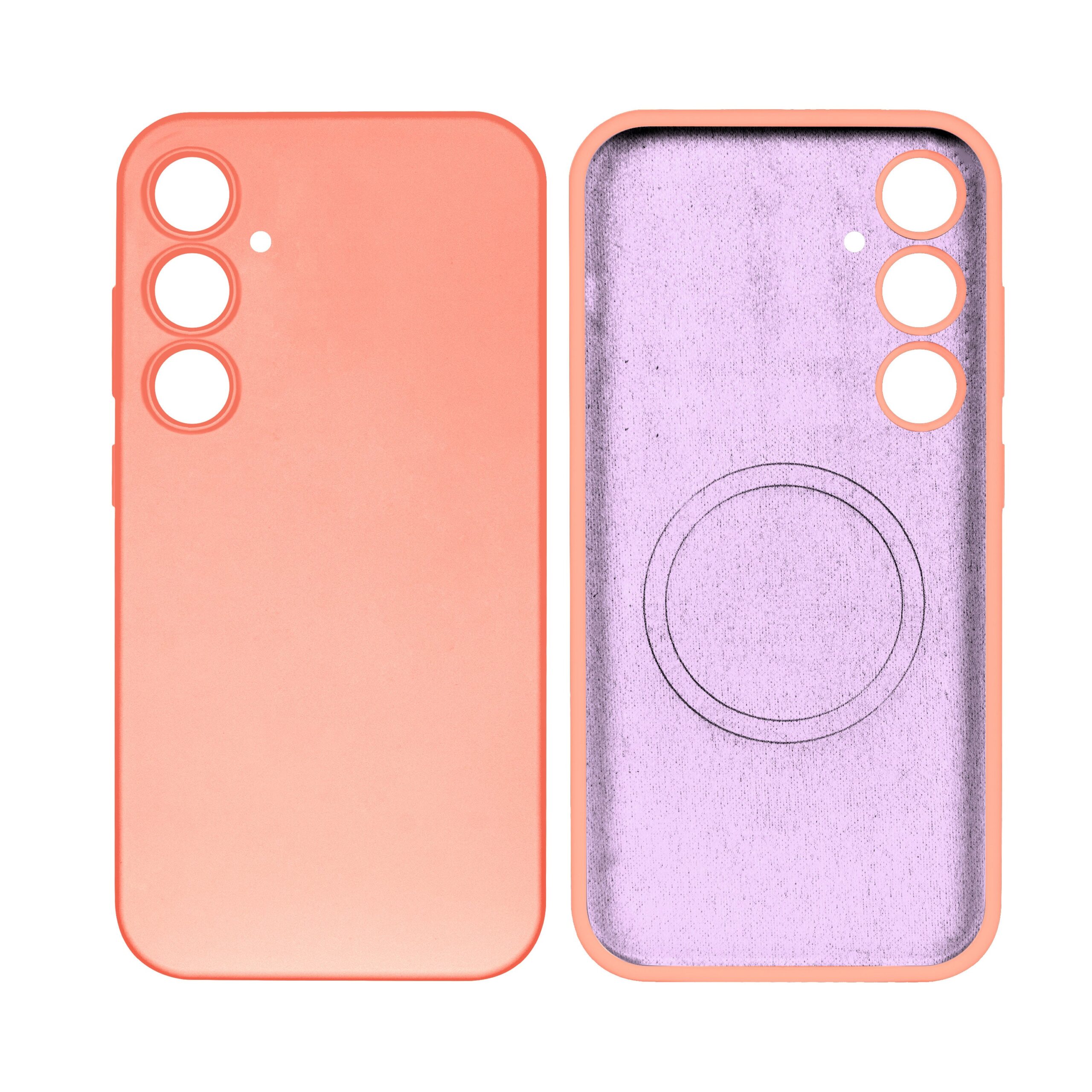Rixus Soft TPU Handyhülle mit MagSafe kompatibel für Samsung Galaxy S24 Plus Pink – Bild 3