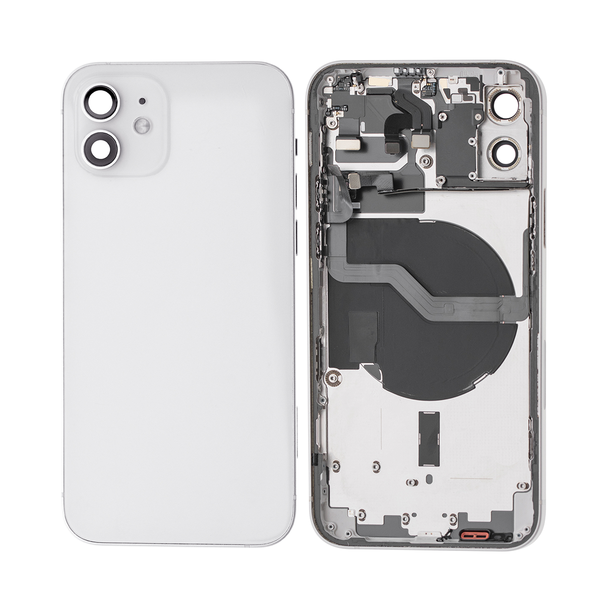 Für Apple iPhone 12 Gehäuse mit Kleinteilen White OEM – Bild 3