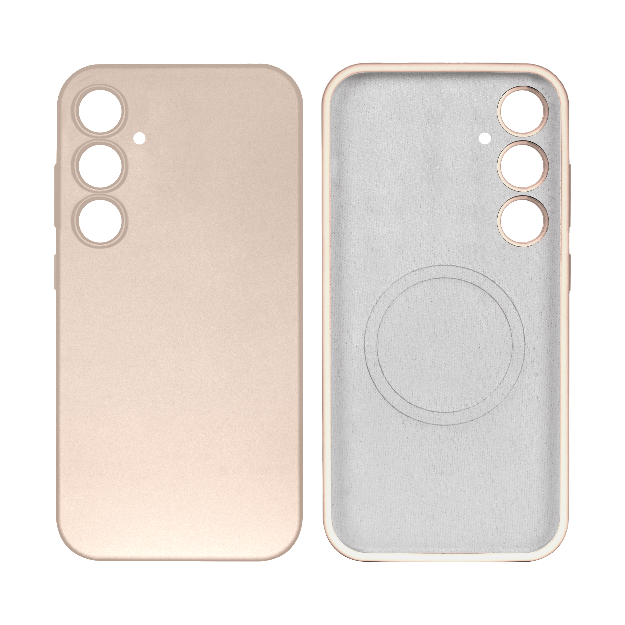 Rixus Soft TPU Handyhülle mit MagSafe kompatibel für Samsung Galaxy S24 Plus Gold – Bild 6