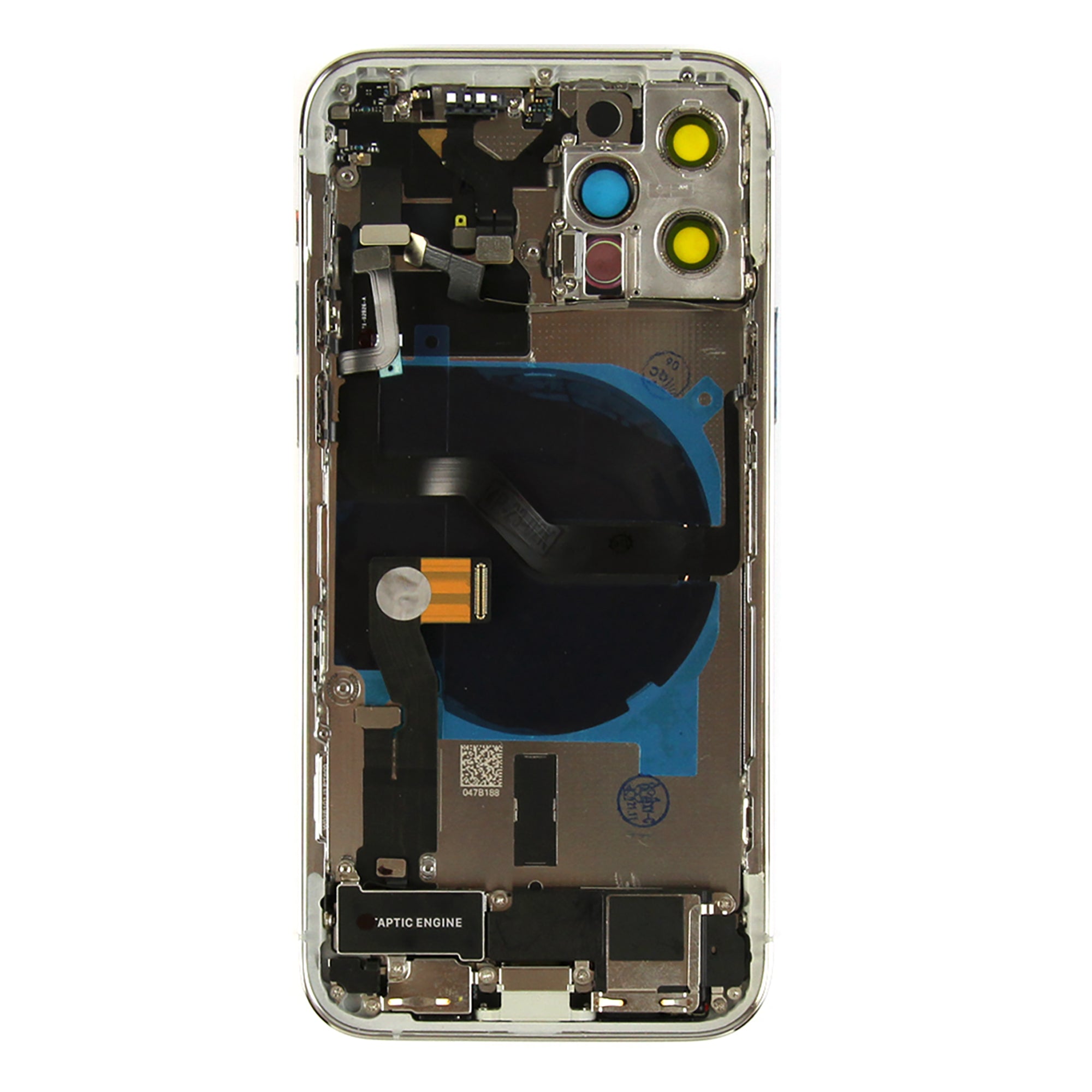 Für Apple iPhone 12 Pro Gehäuse mit Kleinteilen Silver OEM – Bild 2