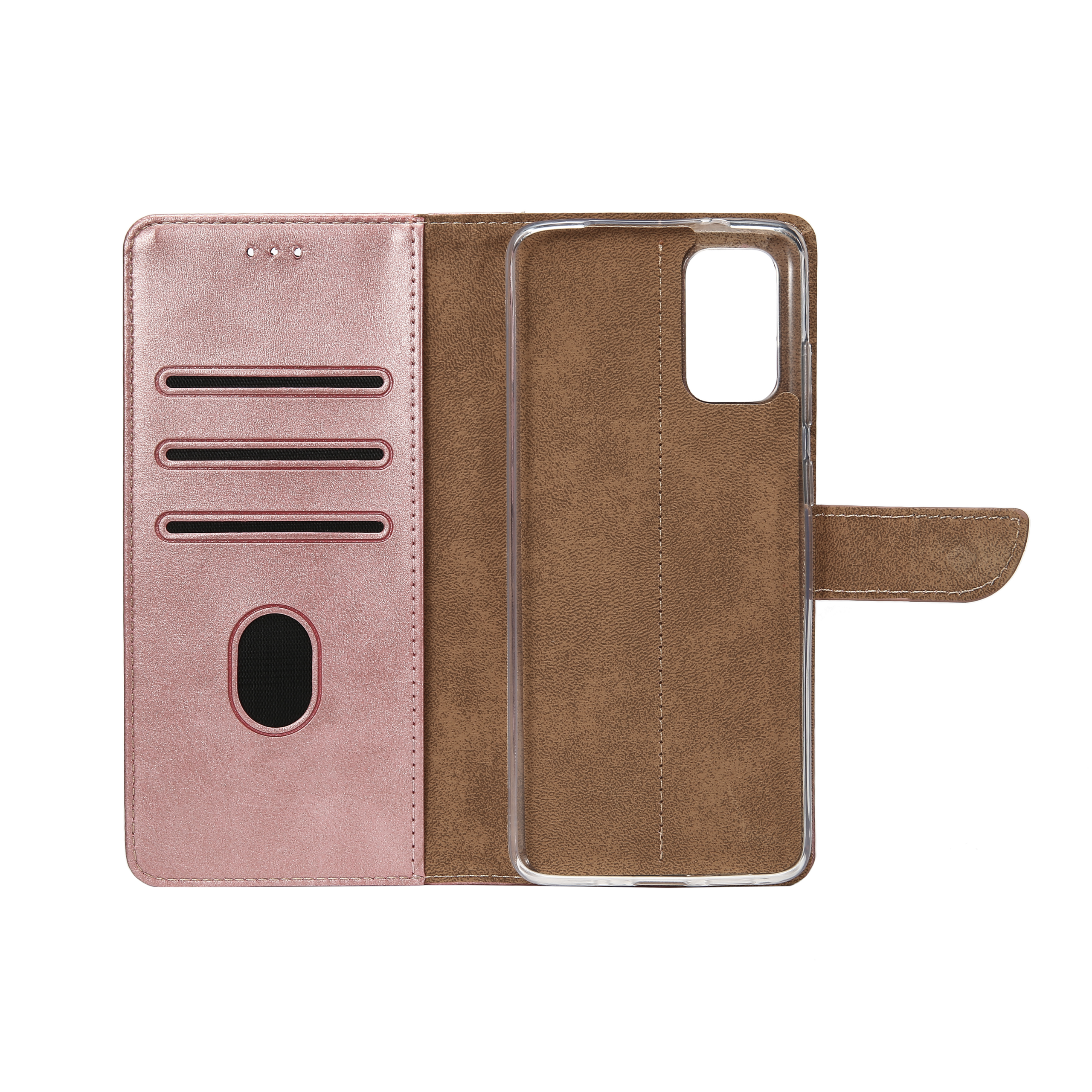 Rixus Buchhülle für Samsung Galaxy A72 4G Pink – Bild 5