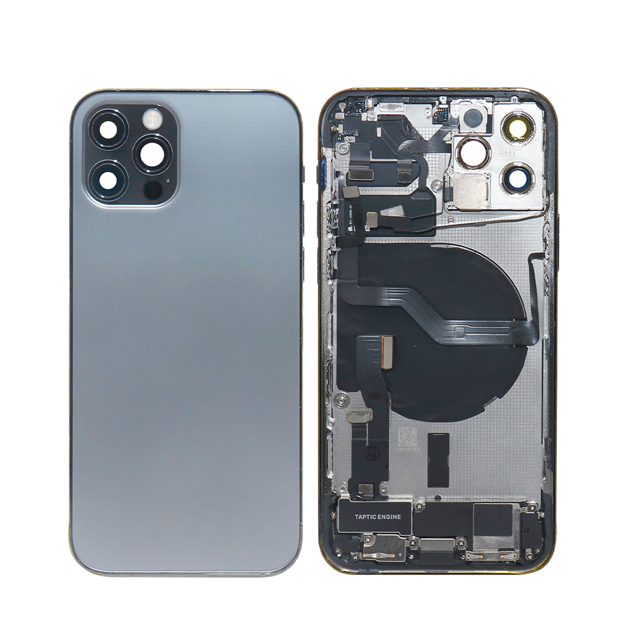 Für Apple iPhone 12 Pro Gehäuse mit Kleinteilen Graphite OEM – Bild 3