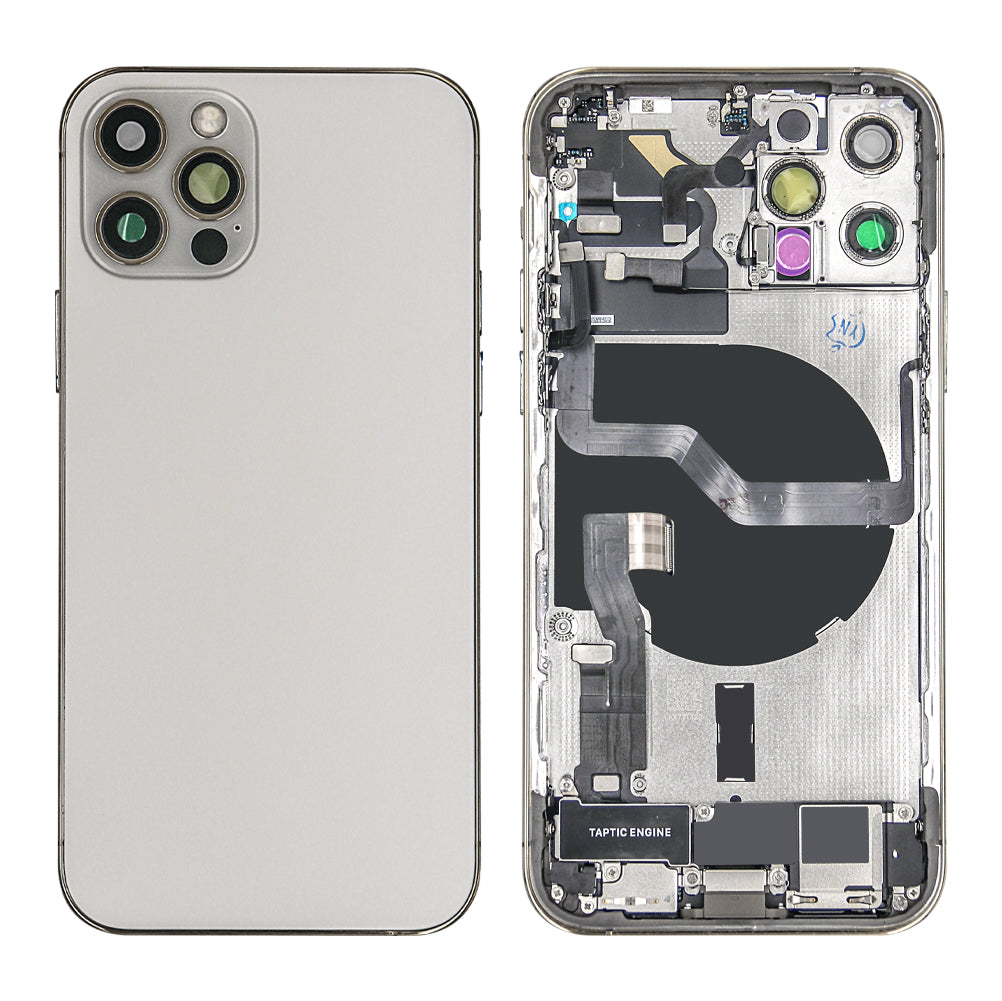 Für Apple iPhone 12 Pro Gehäuse mit Kleinteilen Gold OEM – Bild 3