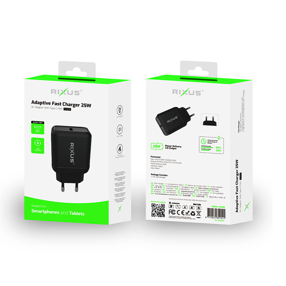 Rixus RX86B Adaptive Fast Charger 25W – Bild 5