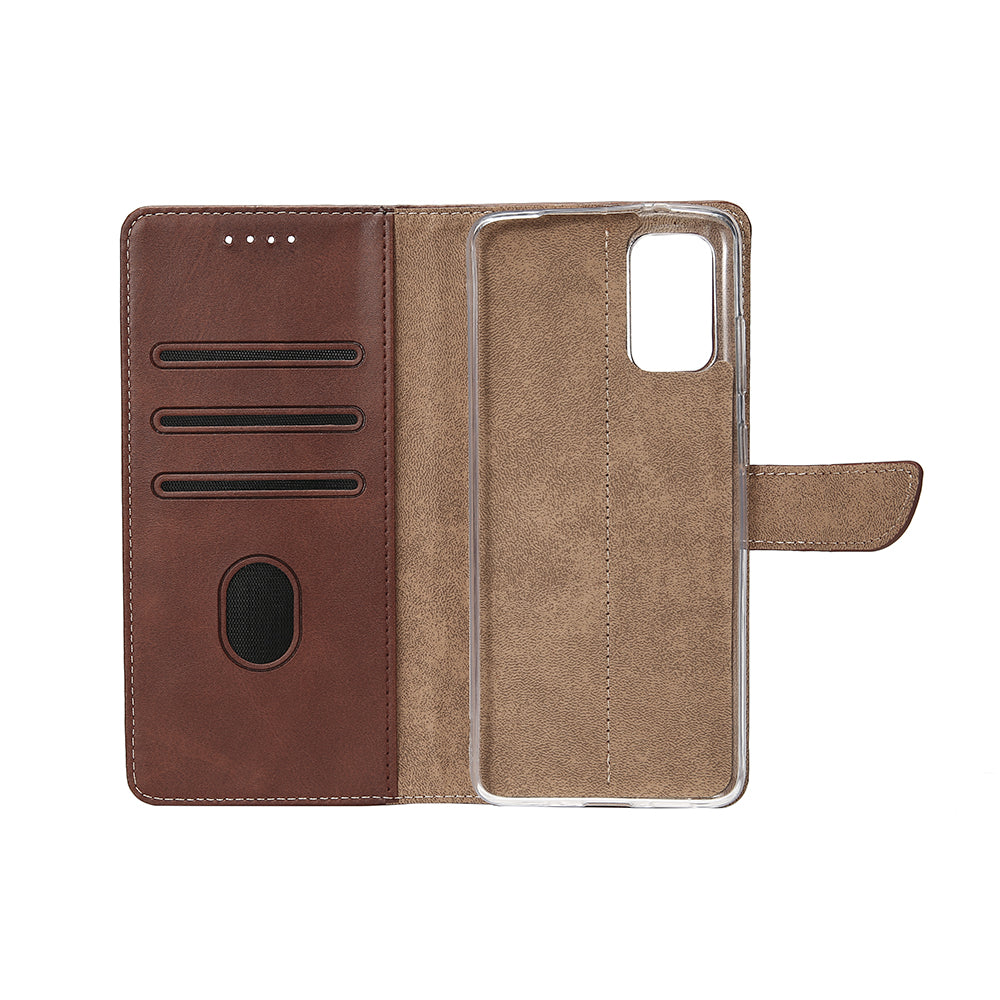 Rixus Buchhülle für Samsung Galaxy A72 4G Brown – Bild 5