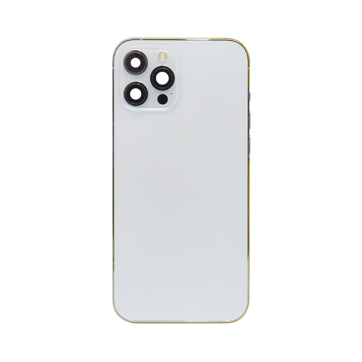 Für Apple iPhone 12 Pro Max Gehäuse mit Kleinteilen Silver OEM