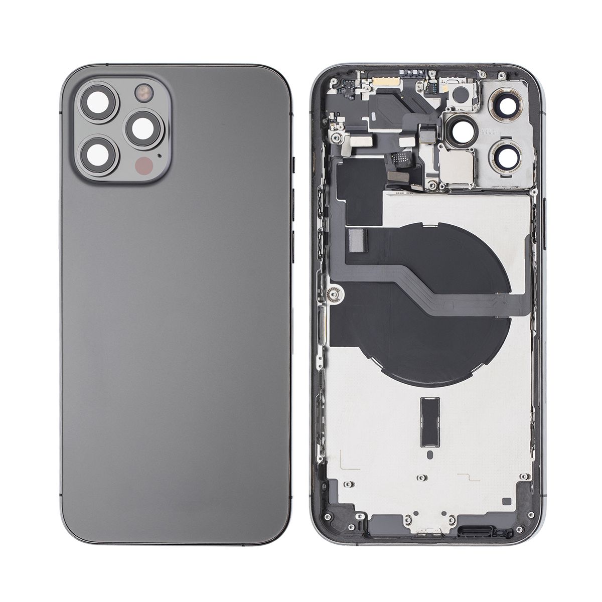 Für Apple iPhone 12 Pro Max Gehäuse mit Kleinteilen Graphite OEM – Bild 3