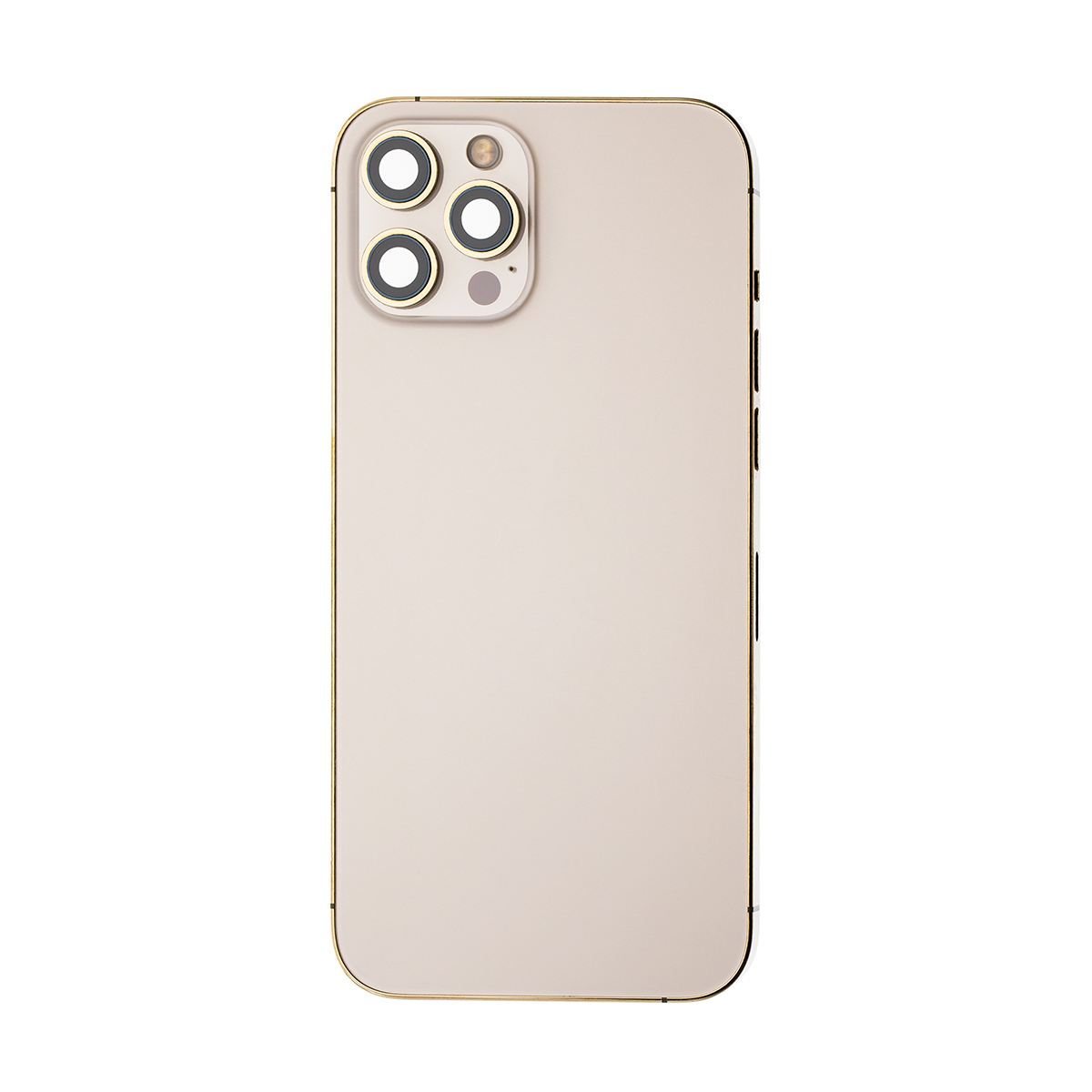 Für Apple iPhone 12 Pro Max Gehäuse mit Kleinteilen Gold OEM