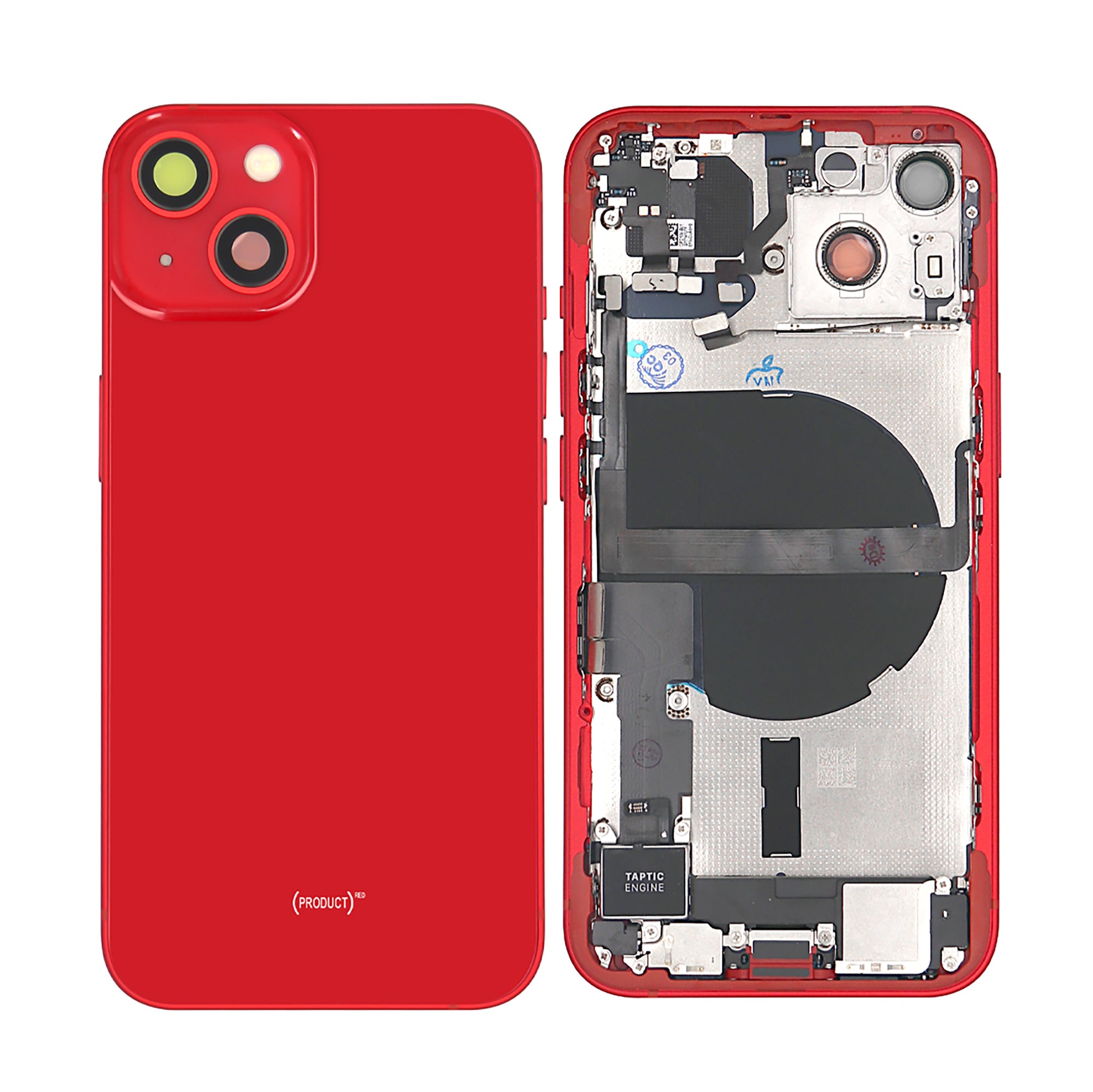 Für Apple iPhone 13 Gehäuse mit Kleinteilen Red OEM – Bild 3