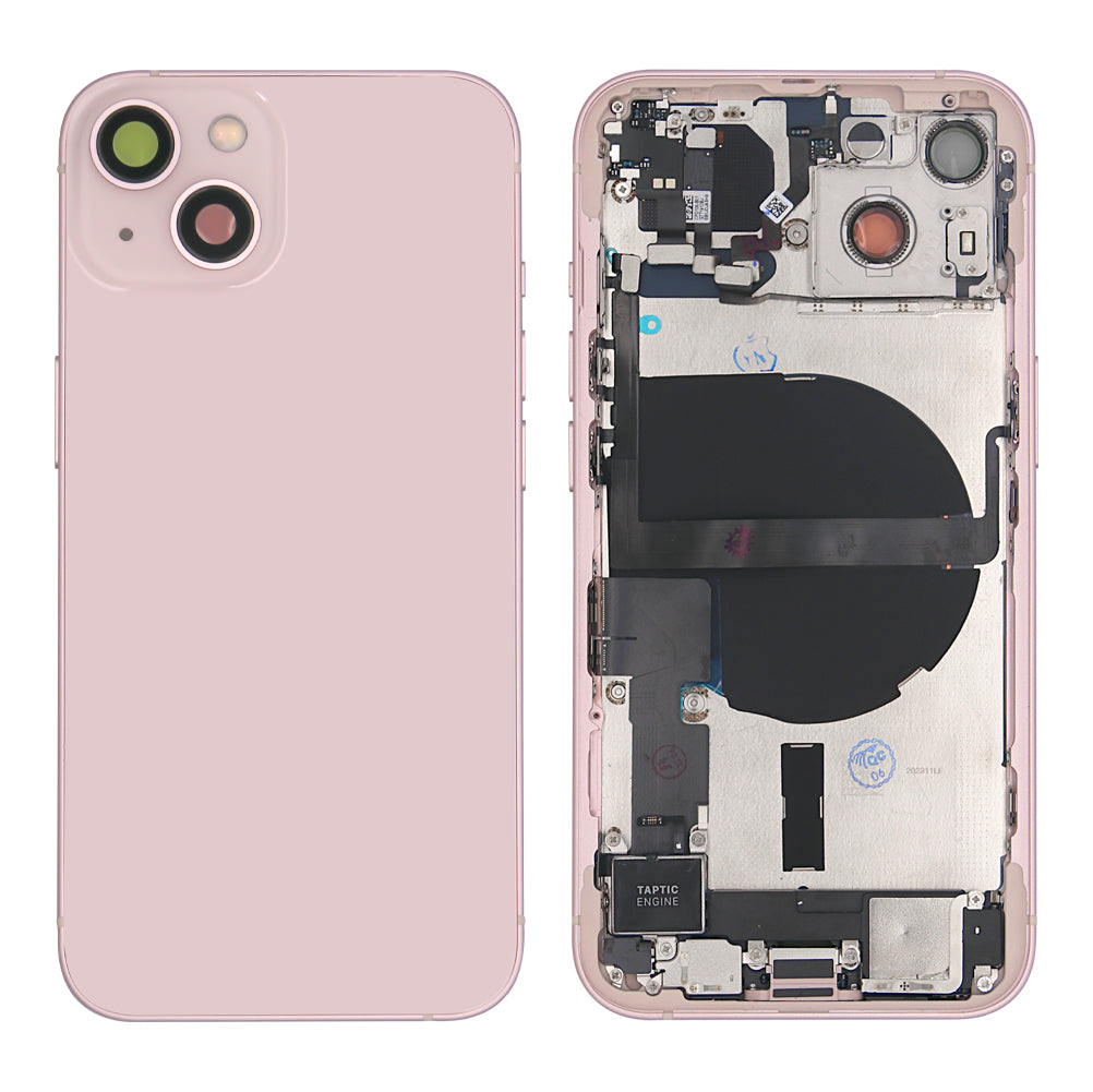 Für Apple iPhone 13 Gehäuse mit Kleinteilen Pink OEM – Bild 3