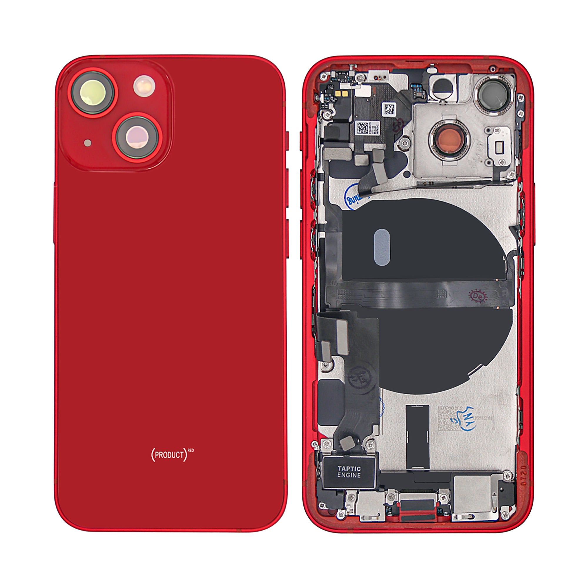Für Apple iPhone 13 Mini Gehäuse mit Kleinteilen Red OEM – Bild 3