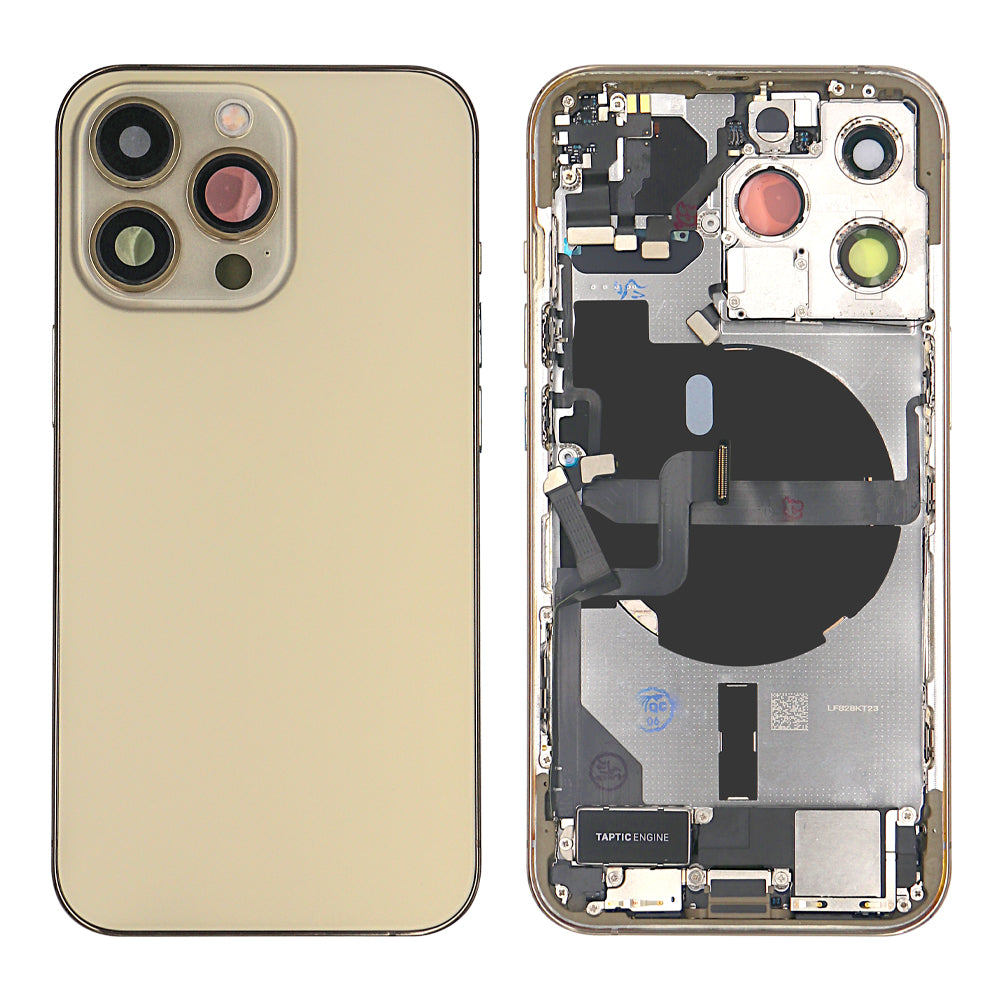 Für Apple iPhone 13 Pro Gehäuse mit Kleinteilen Gold OEM – Bild 3