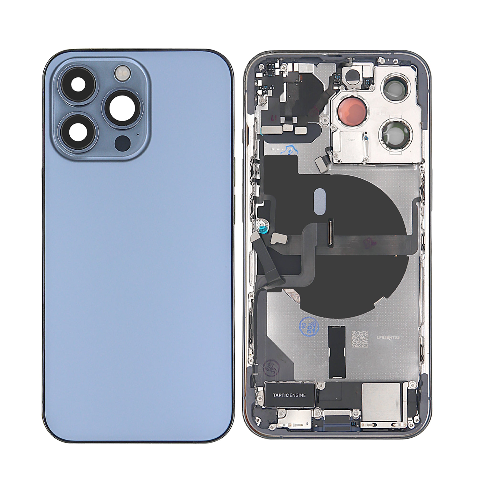 Für Apple iPhone 13 Pro Gehäuse mit Small Partsa Sierra Blue OEM – Bild 3