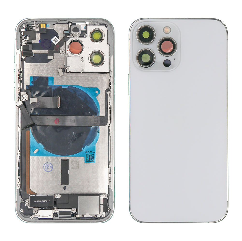 Für Apple iPhone 13 Pro Max Gehäuse mit Kleinteilen Silver OEM – Bild 3
