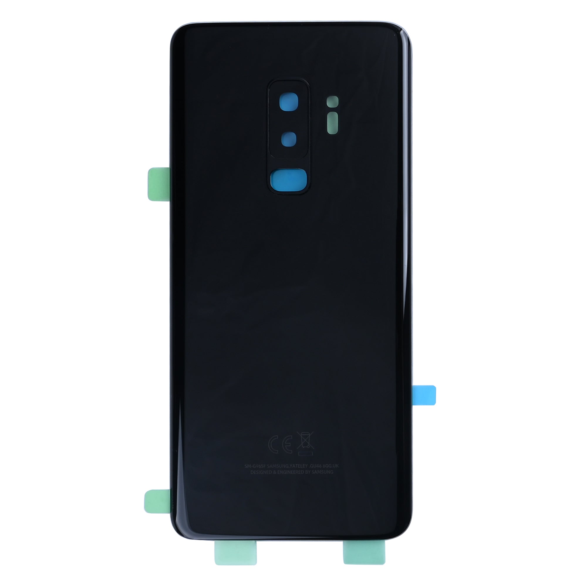 Samsung Galaxy S9 Plus G965F Akkudeckel mit Linse Midnight Black OEM