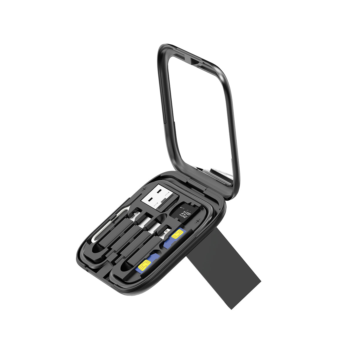 Rixus RXUC16 Multifunction Kabel Card USB Adapter Box Set mit Mirror Black – Bild 3