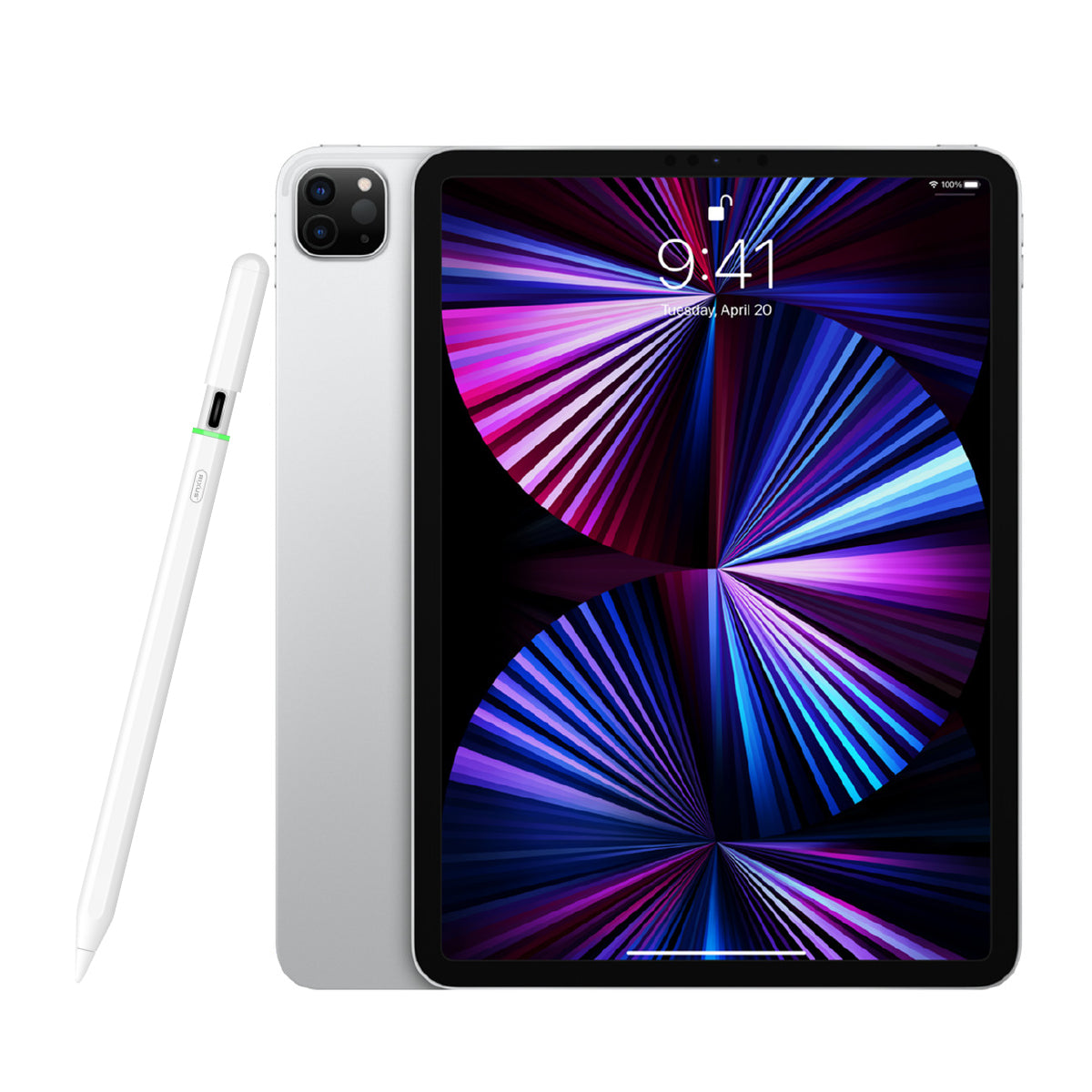 Rixus RXPL02 Smooth Writing Capacitive Stylus 2 mit Light für Apple iPad – Bild 3