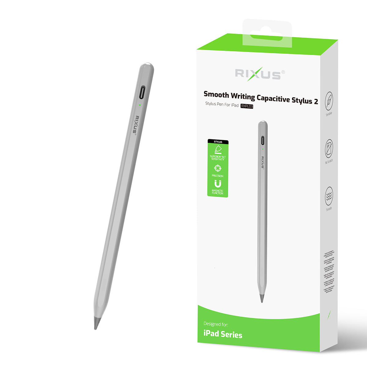 Rixus RXPL03 Smooth Writing Capacitive Stylus 2 für Apple iPad – Bild 5