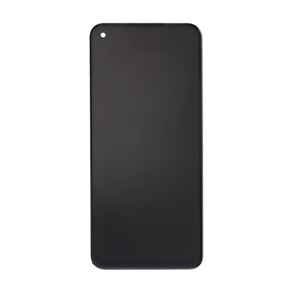 OEM Display für Realme 8 5G, Narzo 30 5G mit Rahmen Schwarz – Bild 2