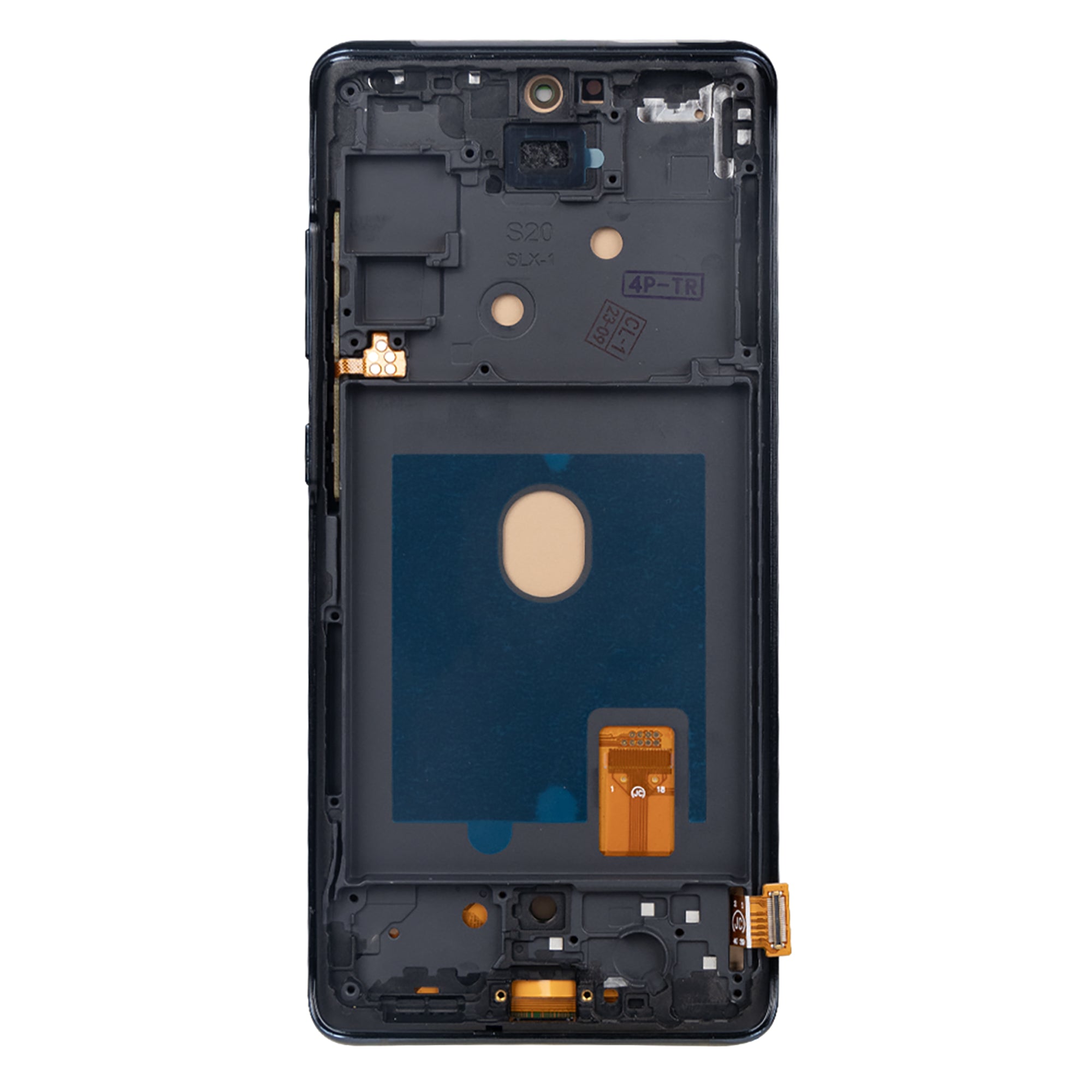 Samsung Galaxy S20 FE G780F, G781B 5G Display und Touchscreen-Digitizer mit Rahmen Cloud Navy Soft-OLED – Bild 2