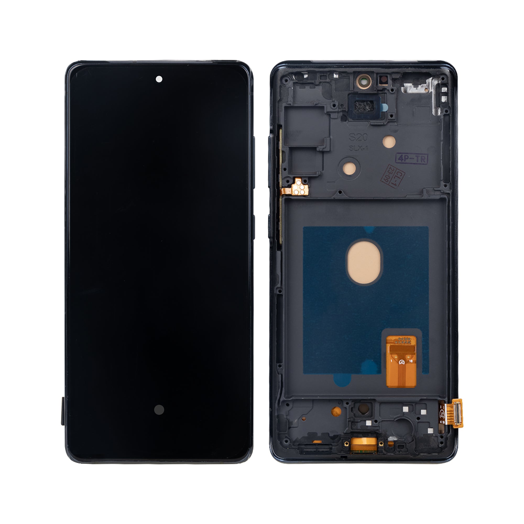 Samsung Galaxy S20 FE G780F, G781B 5G Display und Touchscreen-Digitizer mit Rahmen Cloud Navy Soft-OLED – Bild 4