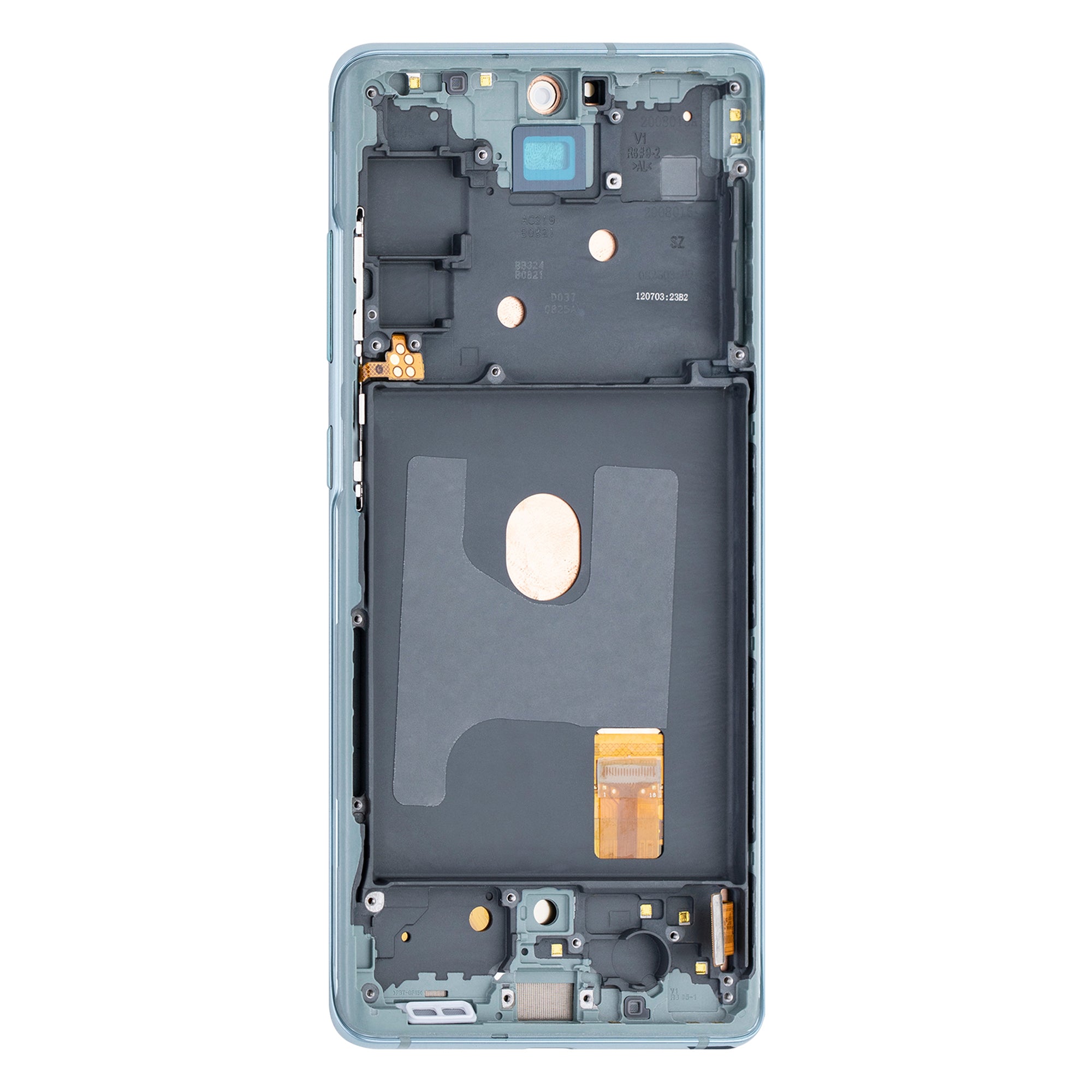 Samsung Galaxy S20 FE 4G G780F, S20 FE 5G G781B Display und Touchscreen-Digitizer mit Rahmen Cloud Mint Soft-OLED – Bild 2
