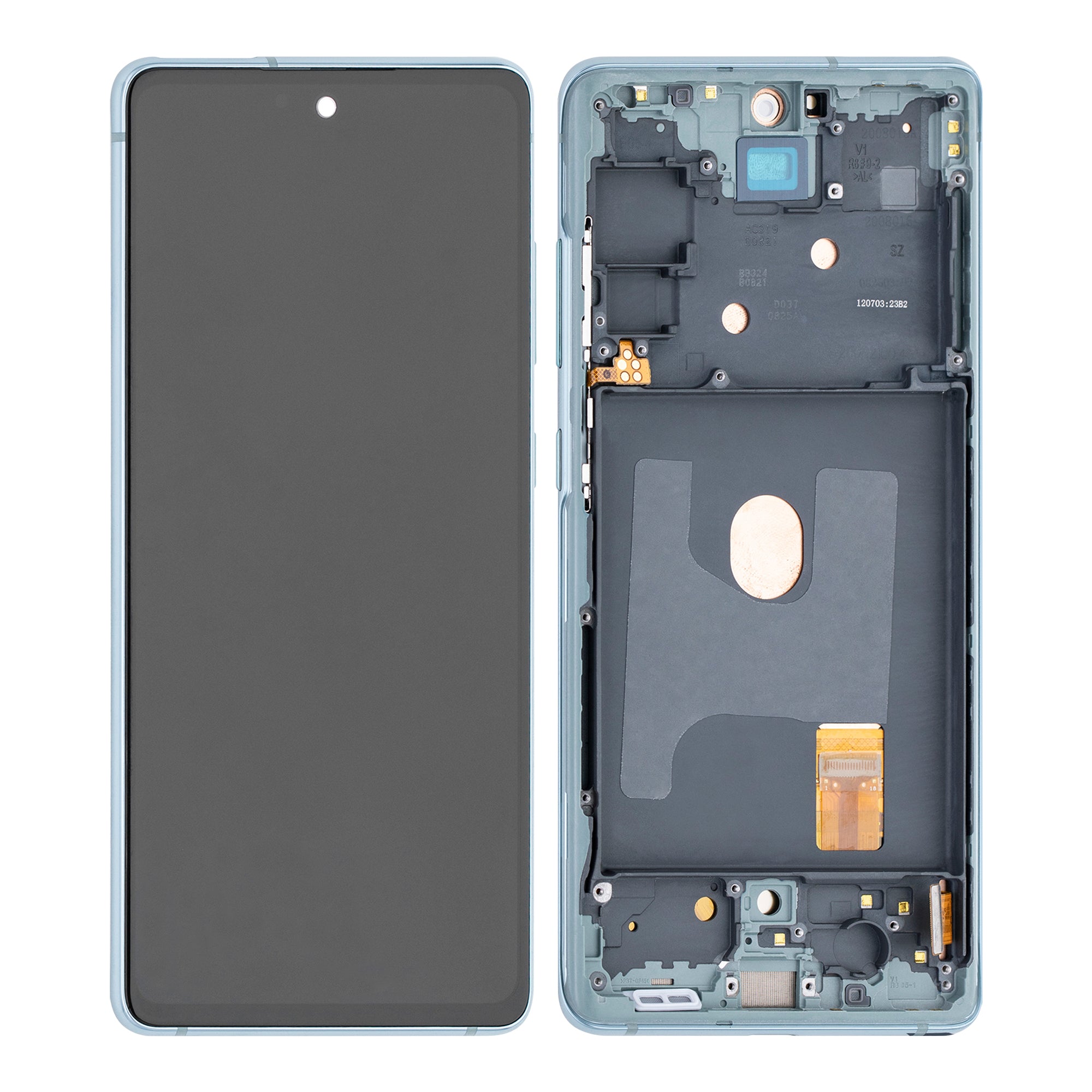Samsung Galaxy S20 FE 4G G780F, S20 FE 5G G781B Display und Touchscreen-Digitizer mit Rahmen Cloud Mint Soft-OLED – Bild 3
