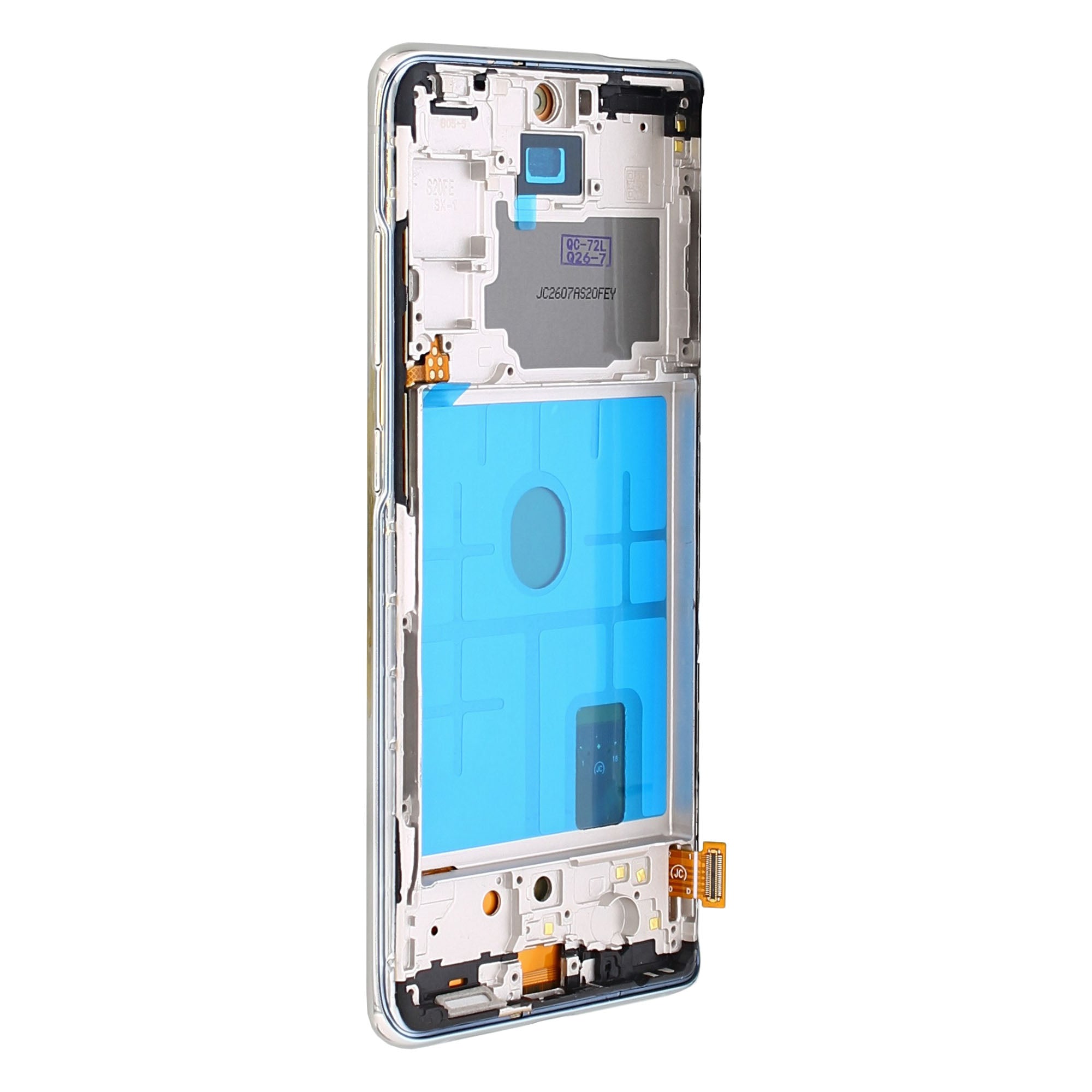 Samsung Galaxy S20 FE G780F, G781B 5G Display und Touchscreen-Digitizer mit Rahmen Cloud White Soft-OLED – Bild 3