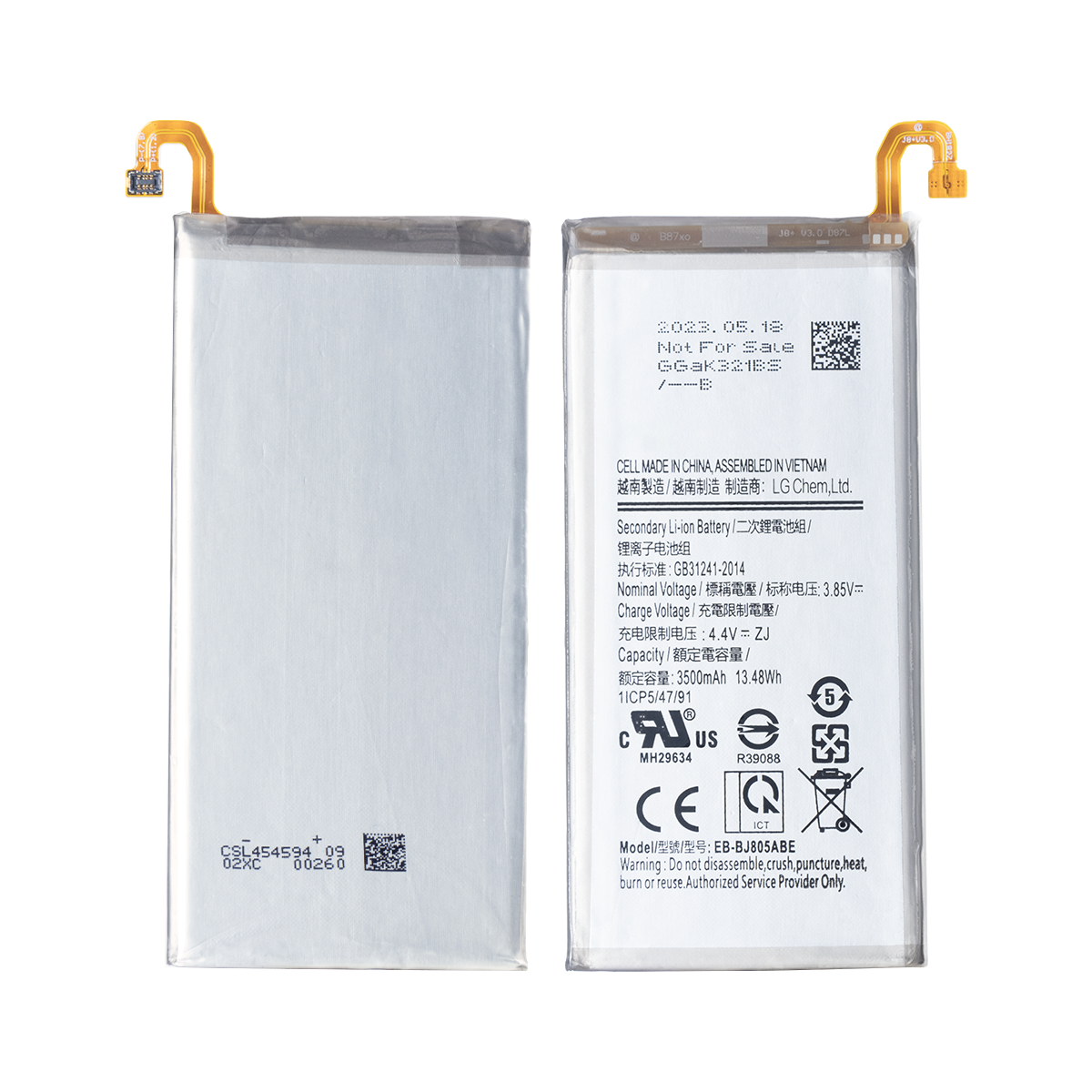 Samsung Galaxy A6 Plus A605F Akku EB-BJ805ABE OEM – Bild 3