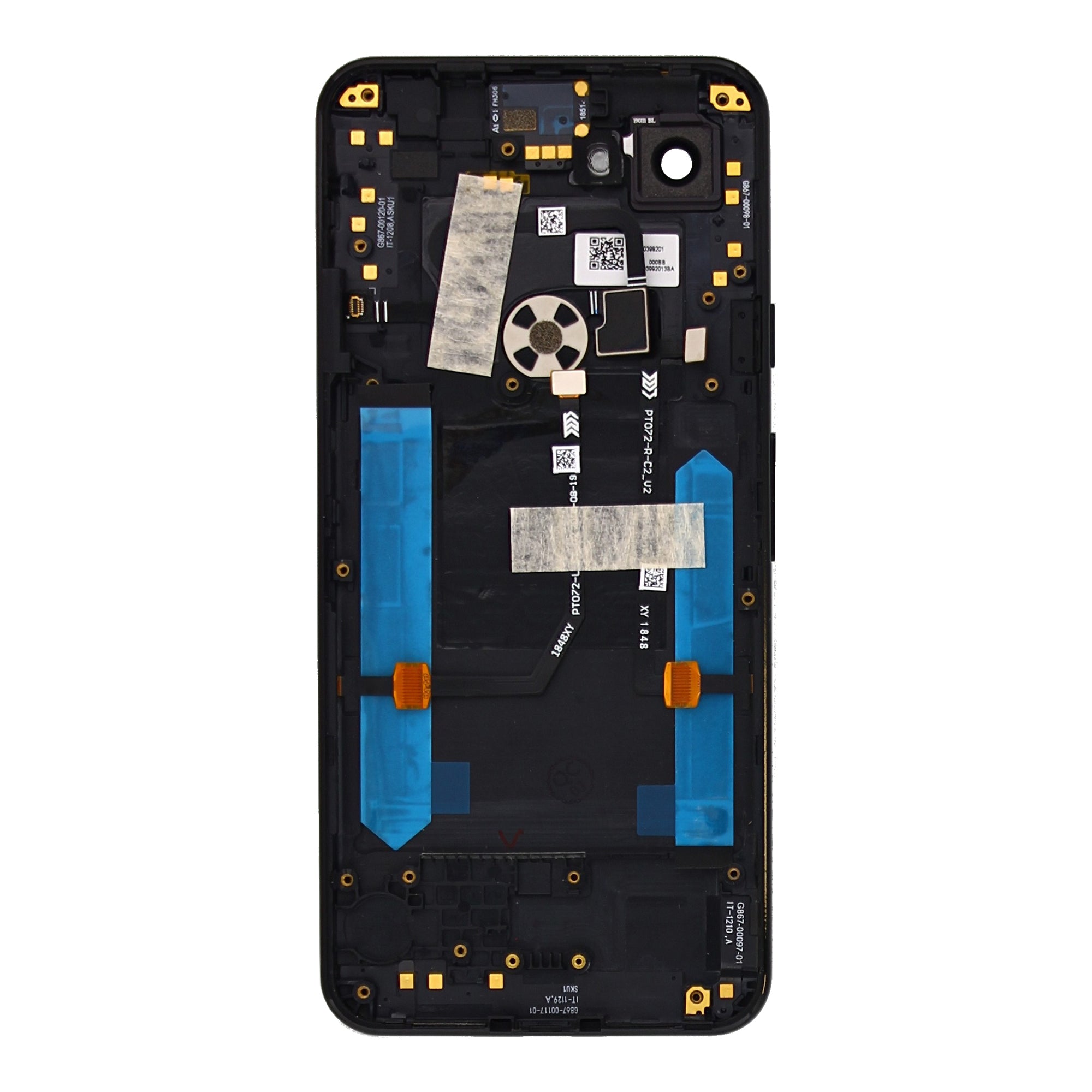 Google Pixel 3a Akkudeckel mit Linse Just Black OEM – Bild 2