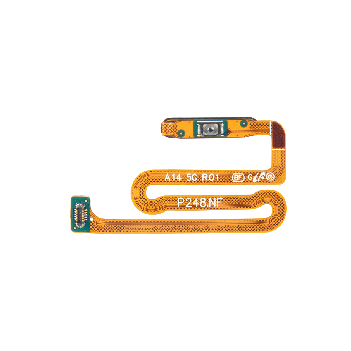 Samsung Galaxy A14 5G A146B Fingerabdrucksensor-Flex mit Powerbutton Silver OEM – Bild 2