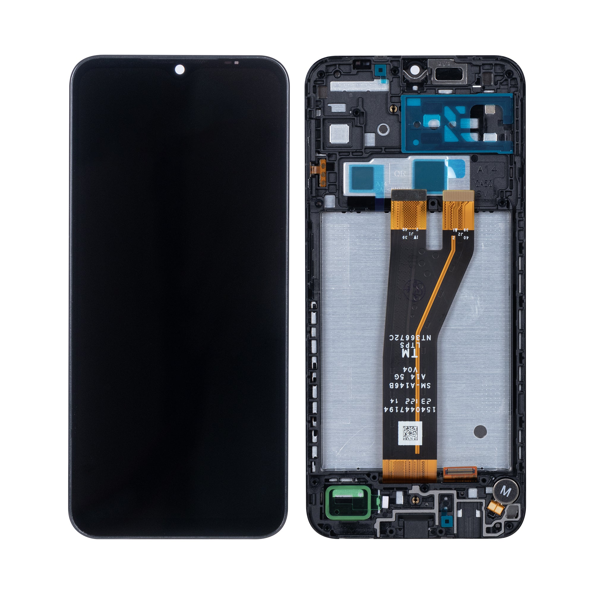 Samsung Galaxy A14 5G A146B Display und Touchscreen-Digitizer mit Rahmen Black Service Pack – Bild 4