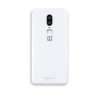 OnePlus 6 Akkudeckel mit Linse White Original