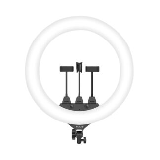 Rixus RXLG22 Selfie Ring Light und Holder Stick 22 inch