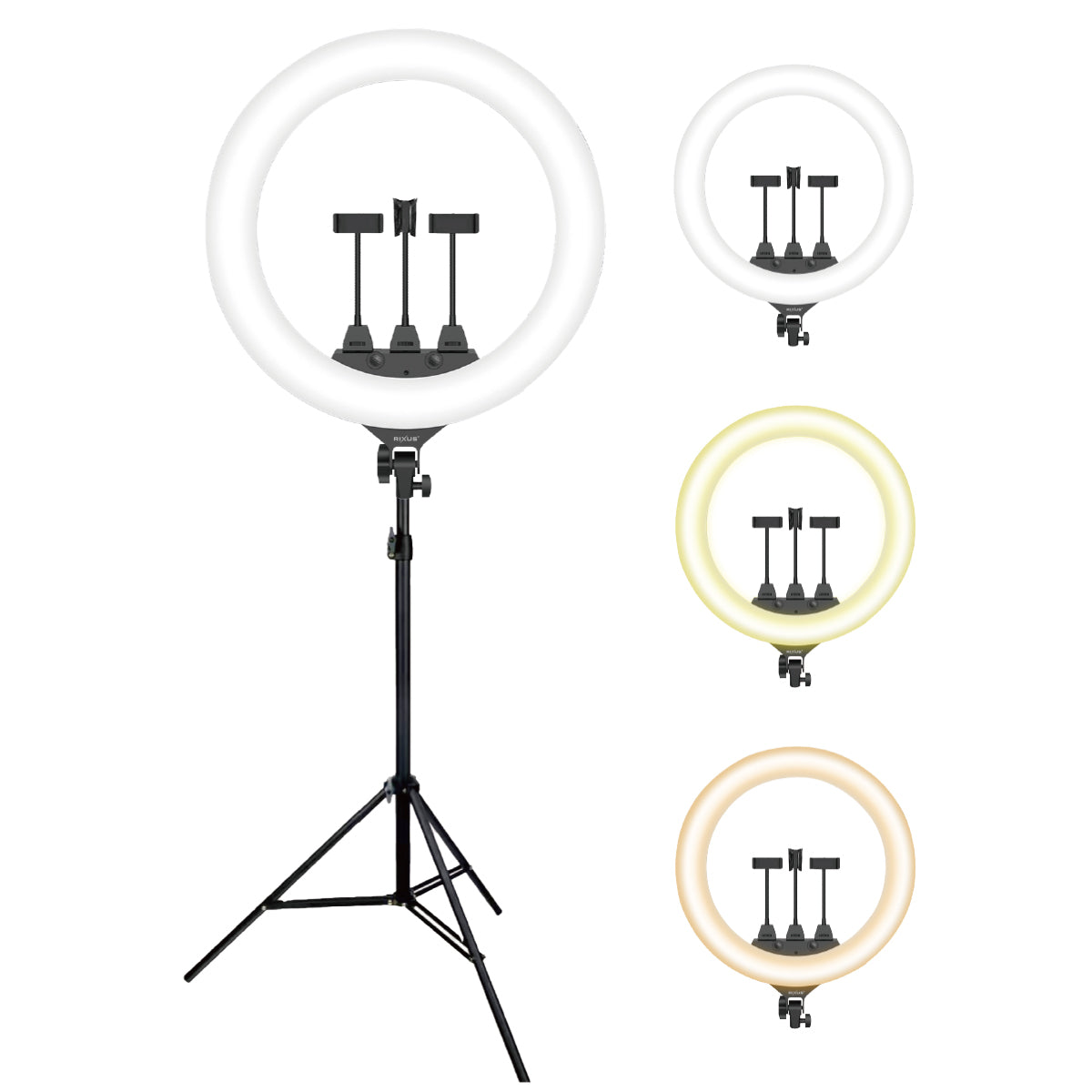 Rixus RXLG22 Selfie Ring Light und Holder Stick 22 inch – Bild 3